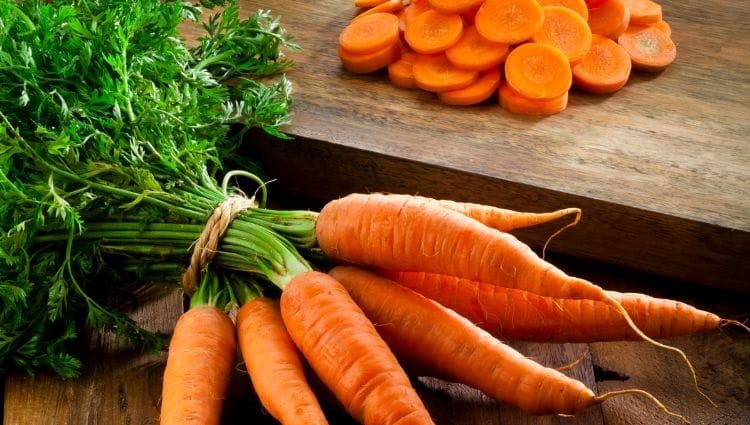 Cà rốt với lượng calo thấp giúp giảm béo bụng nhanh chóng